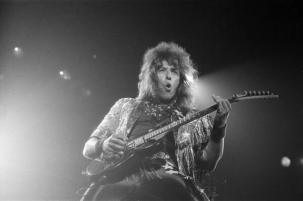 Bon Jovi performing at Monsters of Rock, Castle Donington. Pictured, Richie Sambora