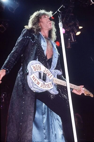 Bon Jovi rock group in concert at Wembley December 1988
