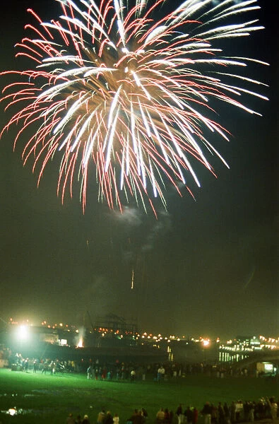 Bonfire Night Fireworks Display, Stockton, North Yorkshire, England, 5th November 1990