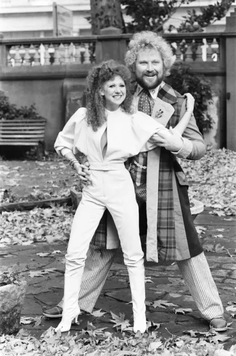 Framed Print : Bonnie Langford, joins Colin Baker as Doctor Who in episode nine of