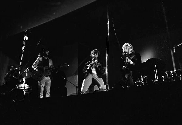 The Bonzo Dog Band performing at The Isle of Wight Pop Festival. 30th August 1969