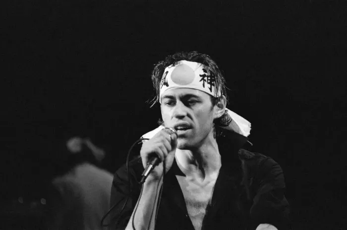 Framed Print : The Boomtown Rats performing on stage in Tokyo, Japan. Pictured Framed Print : The Boomtown Rats performing on stage in Tokyo, Japan. Pictured