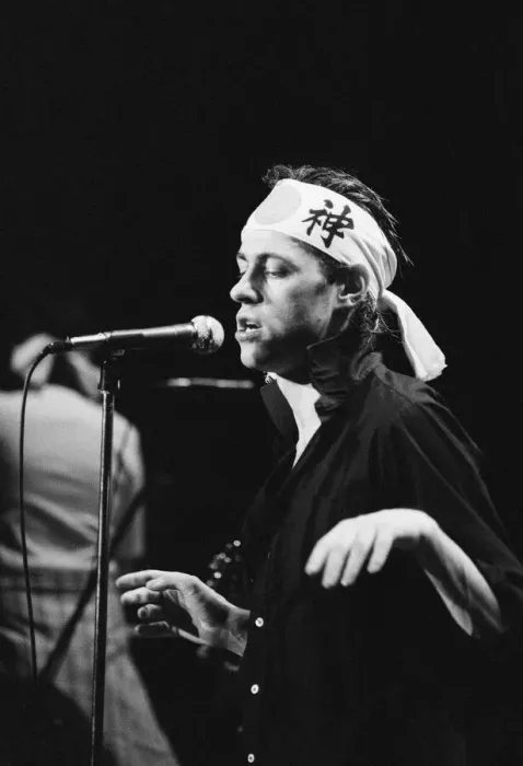 Framed Print : The Boomtown Rats performing on stage in Tokyo, Japan. Pictured Framed Print : The Boomtown Rats performing on stage in Tokyo, Japan. Pictured