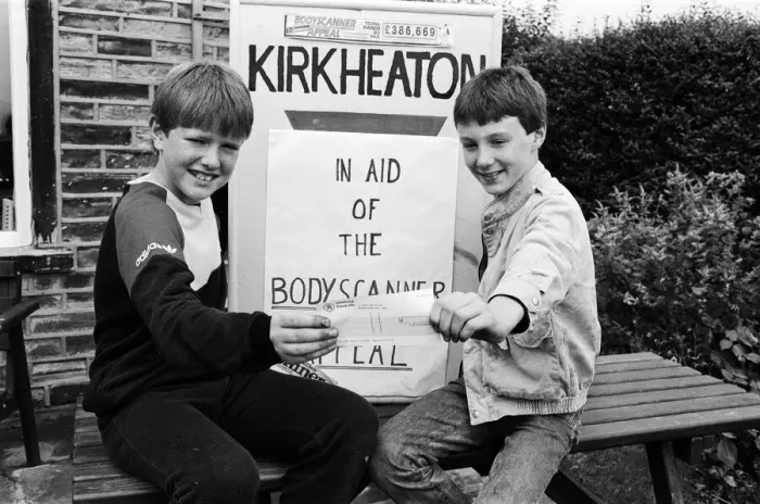 Framed Print : Boosting the bodyscanner are friends Stephen Dodds, 12 (right) and Jason Lodge, 11 Framed Print : Boosting the bodyscanner are friends Stephen Dodds, 12 (right) and Jason Lodge, 11