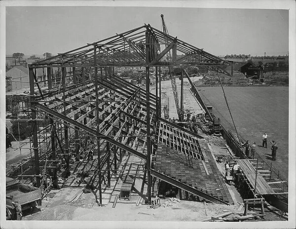 Boothferry Park construction, football ground, Hull