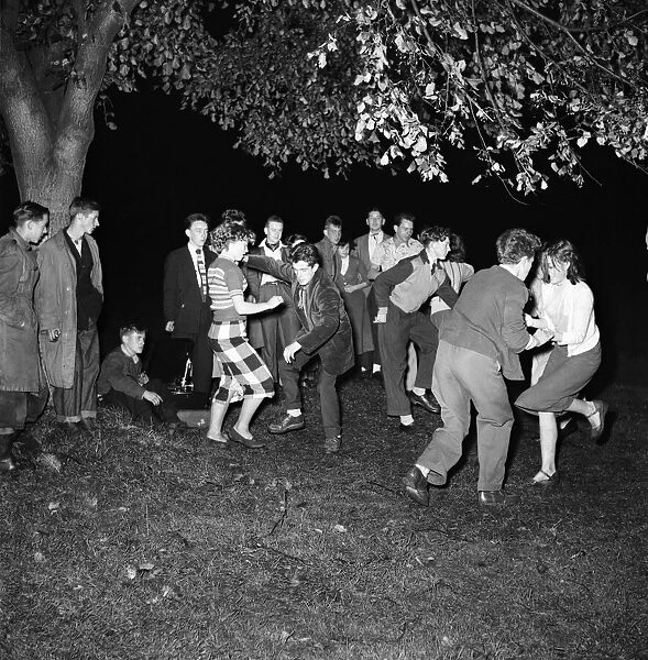 Bop Dancers At Haxham. October 1952 C4902