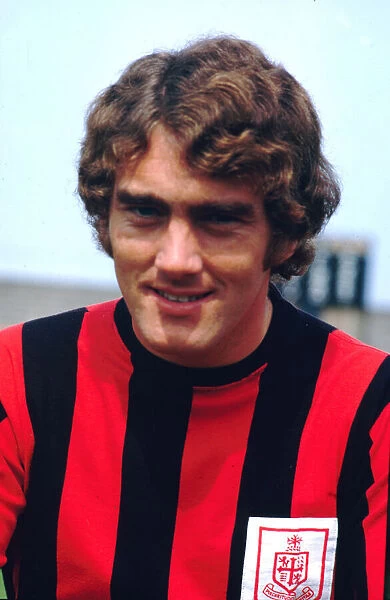 Bournemouth footballer Ted McDougall July 1971
