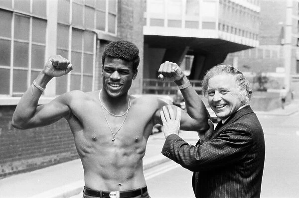 Boxer Errol Christie. 9th June 1983