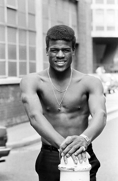 Boxer Errol Christie. 9th June 1983