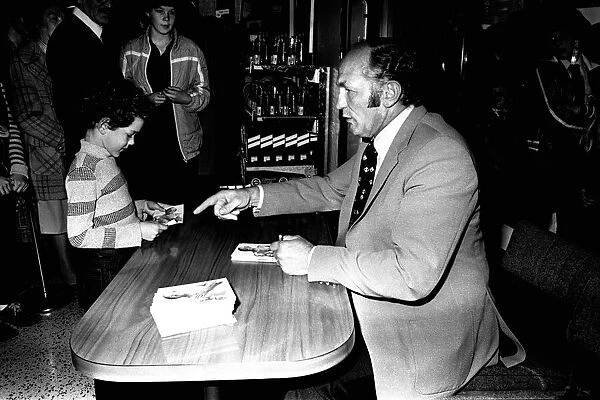 Boxer Henry Cooper visited British Home Stores in Newcastle on 22nd October 1980 to sign