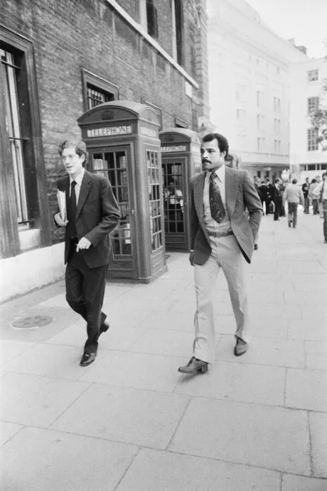 Framed Print : Boxer John Conteh leaves Bow Street Magistrate Court, London today after a driving ban Framed Print : Boxer John Conteh leaves Bow Street Magistrate Court, London today after a driving ban