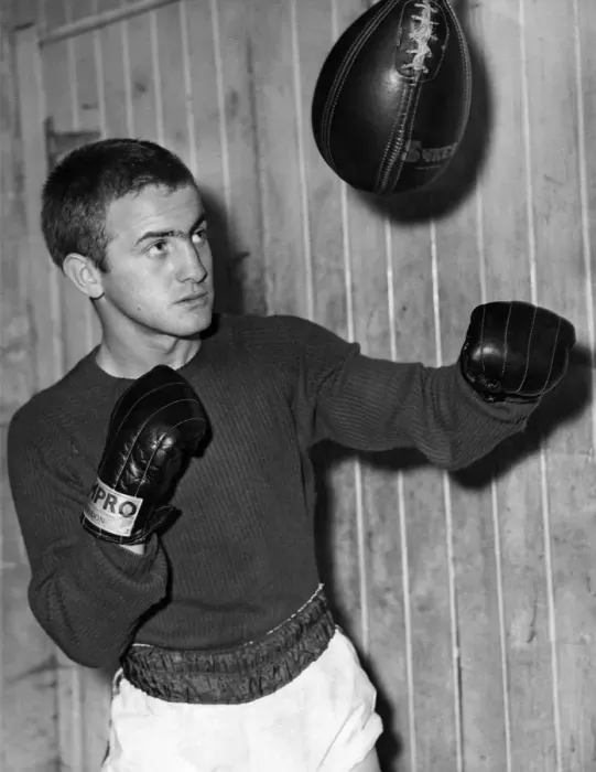 Framed Print : Boxer Johnny Caldwell in training. October 1959 P011986 Framed Print : Boxer Johnny Caldwell in training. October 1959 P011986