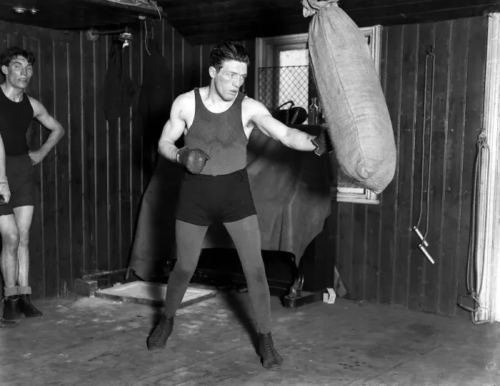 Framed Print : Boxer Ted Kid'Lewis in training Nov 1920 Framed Print : Boxer Ted Kid'Lewis in training Nov 1920