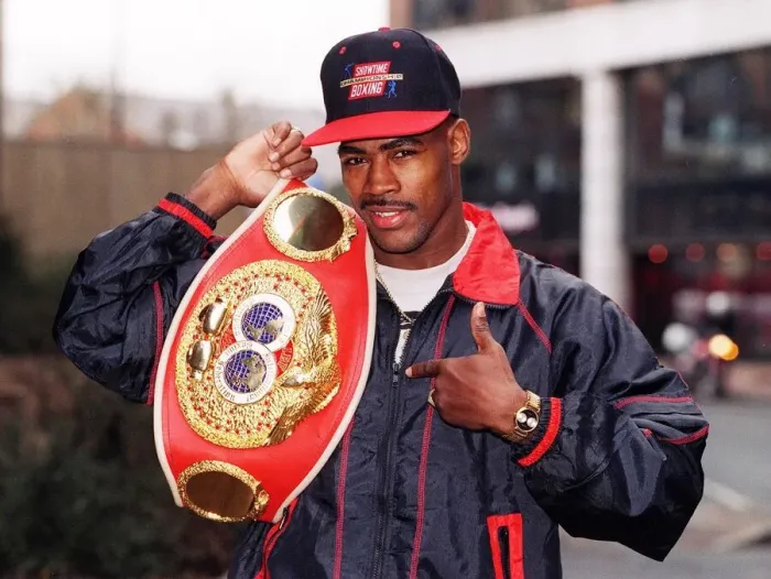 Framed Print : BOXER TOM BOOM BOOM JOHNSON WHO WILL FIGHT PRINCE NASEEM ON