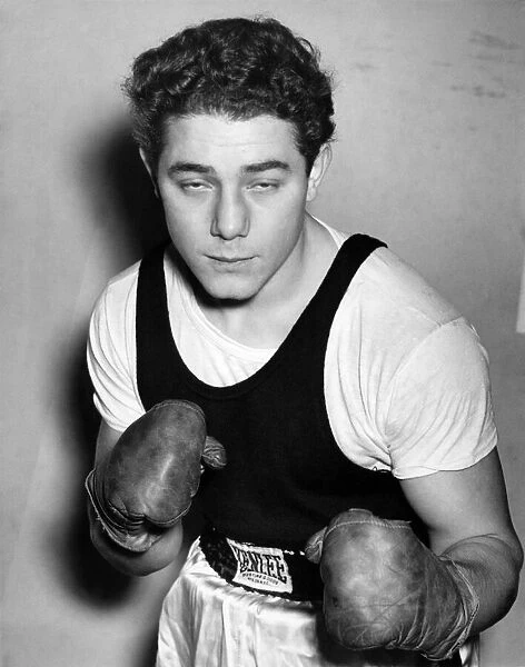 Boxer Tony Janiro (light weight). February 1949 P007170