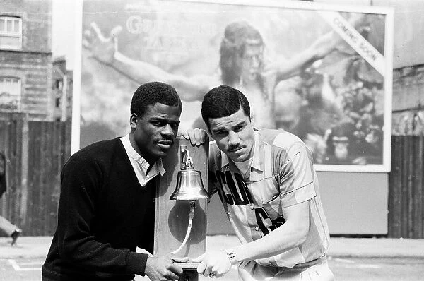 Boxers Errol Christie and Jim Price. 10th April 1984