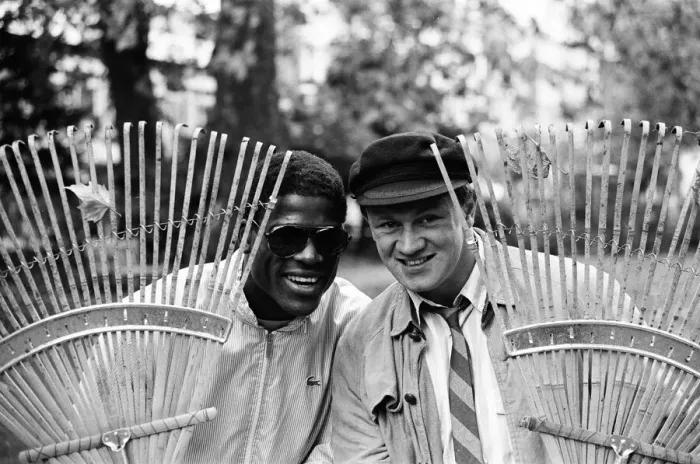 Framed Print : Boxers Errol Christie and Tony Sibson. 30th October 1986 Framed Print : Boxers Errol Christie and Tony Sibson. 30th October 1986