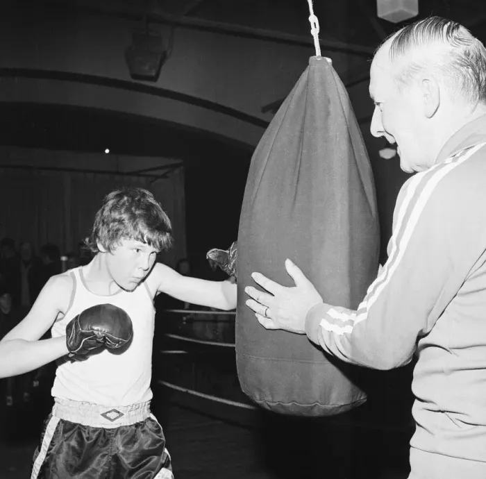 Framed Print : Boxing Club, Stockton, County Durham, North East England, 1975 Framed Print : Boxing Club, Stockton, County Durham, North East England, 1975