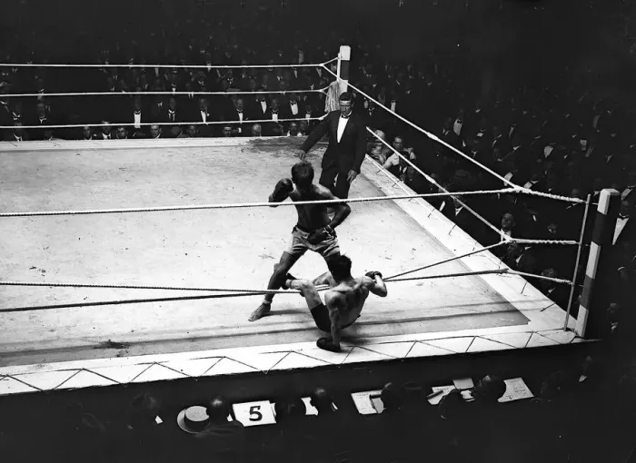 Framed Print : Boxing Johnny Basham V Francis Charles September 1919 Framed Print : Boxing Johnny Basham V Francis Charles September 1919