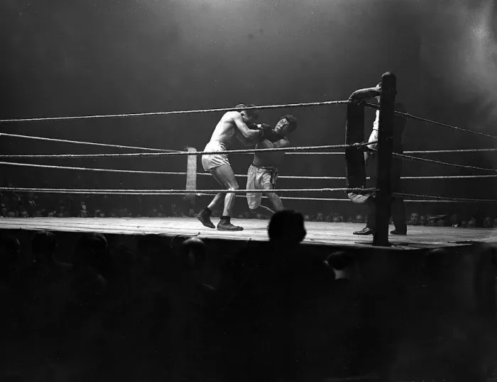 Framed Print : Boxing Kid Lewis V McCormick Nov 1921 Framed Print : Boxing Kid Lewis V McCormick Nov 1921