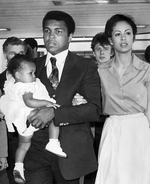 Boxing king Muhammad Ali arrives in Britain-and finds his famous shuffle too slow to cope
