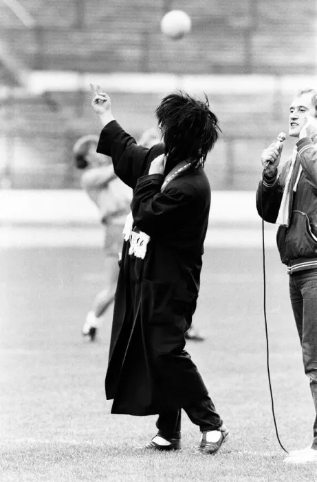 Framed Print : Boy George attends the Division One Chelsea 2 - 3 Watford match held at Stamford Bridge Framed Print : Boy George attends the Division One Chelsea 2 - 3 Watford match held at Stamford Bridge