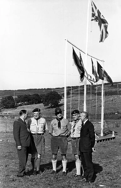 Boy Scouts Leaders, Teesside, 23rd August 1966
