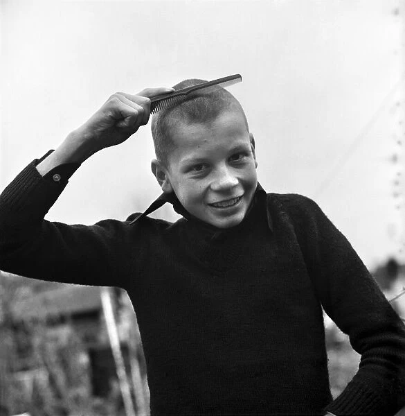 Boy  /  Skinhead  /  Shaven  /  Hair: Gary Brown, 14, of St. MaryIs Street, Winchester
