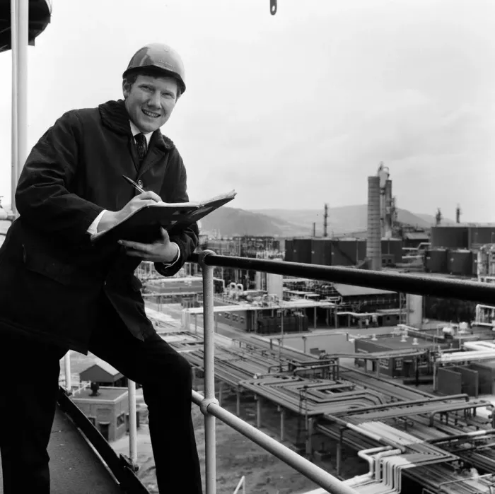 Framed Print : BP Llandarcy oil refinery, Swansea. Richard Kaiser, 24, Chemical Engineer Framed Print : BP Llandarcy oil refinery, Swansea. Richard Kaiser, 24, Chemical Engineer