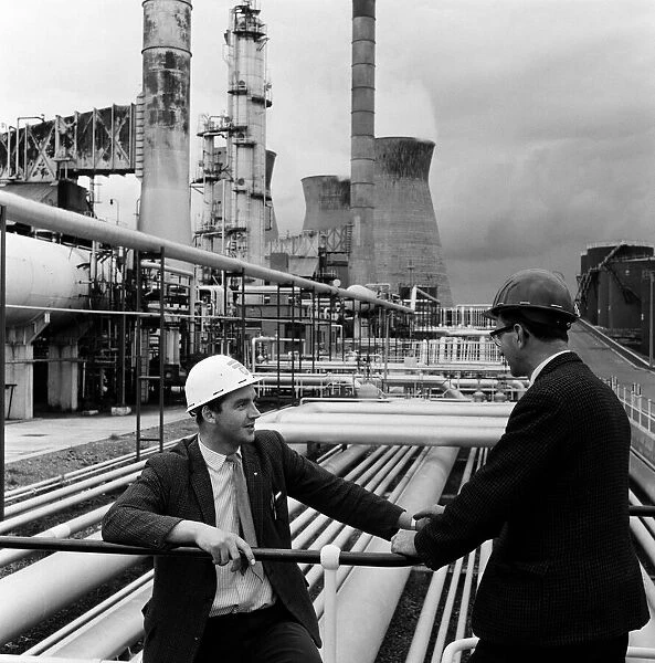 BP Llandarcy oil refinery, Swansea. 3rd August 1967
