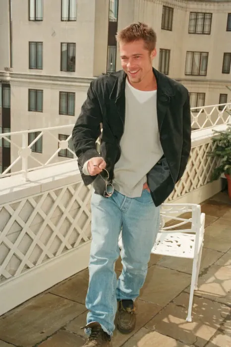 Framed Print : Brad Pitt at The Dorchester Hotel. Brad its in London to promote his new Framed Print : Brad Pitt at The Dorchester Hotel. Brad its in London to promote his new