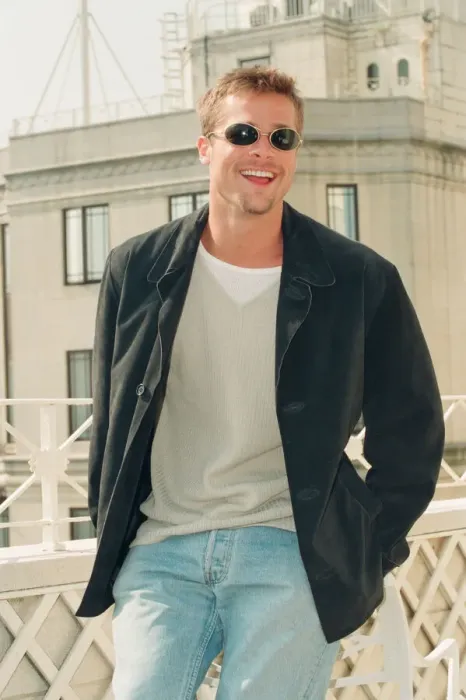 Framed Print : Brad Pitt at The Dorchester Hotel. Brad its in London to promote his new Framed Print : Brad Pitt at The Dorchester Hotel. Brad its in London to promote his new