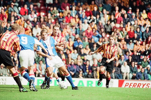 Bradford 2-2 Middlesbrough, League Division One match at Valley Parade