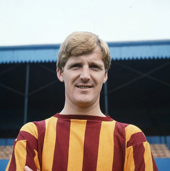 Bradford City footballer Barry Swallow. July 1968