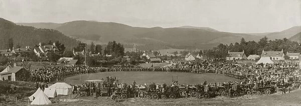 Braemar Gathering Braemar Games 1911 Highland games traditional Scottish sport
