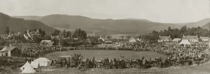 Framed Print : Braemar Gathering Braemar Games 1911 Highland games traditional Scottish sport