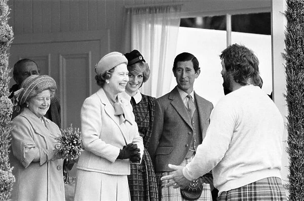 Braemar Highland Gathering near Balmoral, Scotland, Sunday 5th September 1982