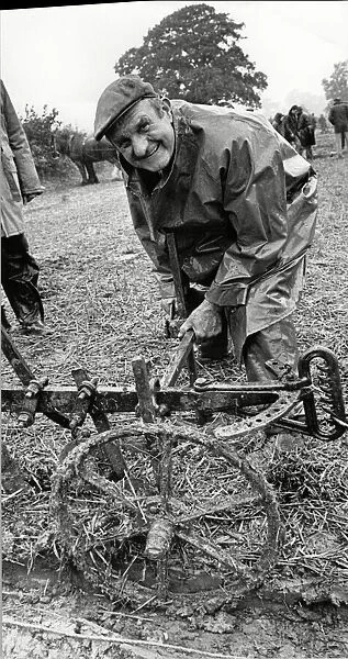 Brailsford ploughing match Edwin Appleyard 15th October 1987