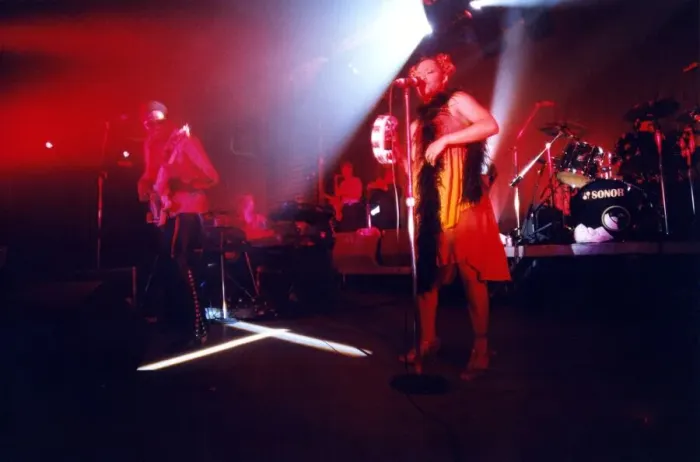 Framed Print : The Brand New Heavies performing at Northumbria University. 23  /  05  /  94