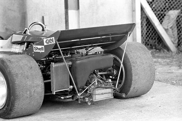 Brands hatch British Grand Prix. The rear of Jochen RindtOs winning car showing
