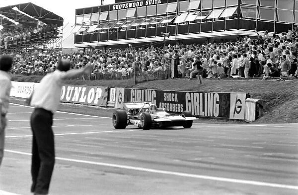 Brands Hatch. Jocken Rindt wins. July 1970 70-6868-003