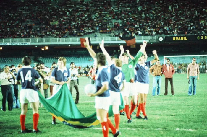 Framed Print : Brazil 1-0 Scotland, 1972 Brazil Independence Cup, final stage