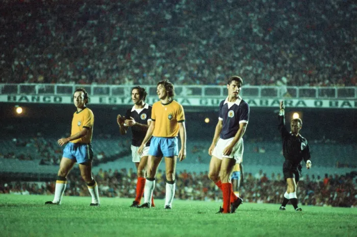 Framed Print : Brazil 1-0 Scotland, 1972 Brazil Independence Cup, final stage