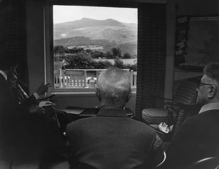 Framed Print : Brecon Beacons Mountain Centre, Brecon, Powys, Mid Wales, Thursday 3rd September 1970