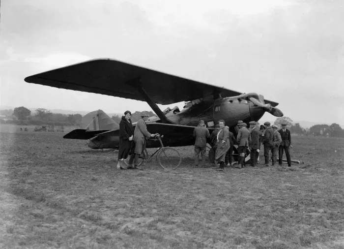 Framed Print : This Breguet 19A-2 open-cockpit bi-plane was the most celebrated French long distance