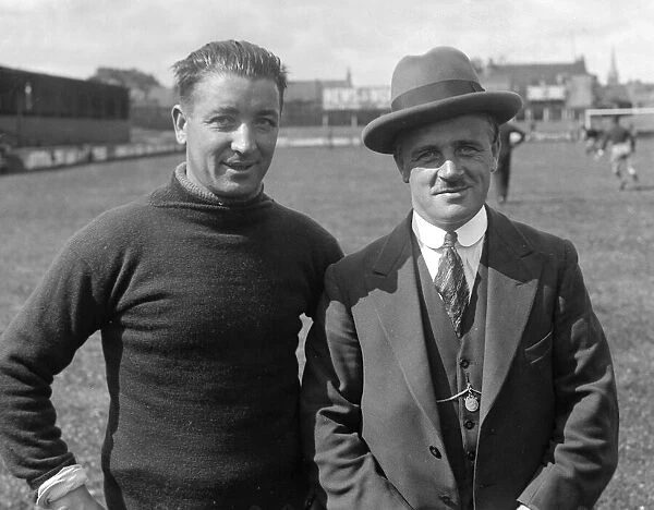 Brentford F. C. Alex Graham and H. B Curtis manager. 31st January 1931