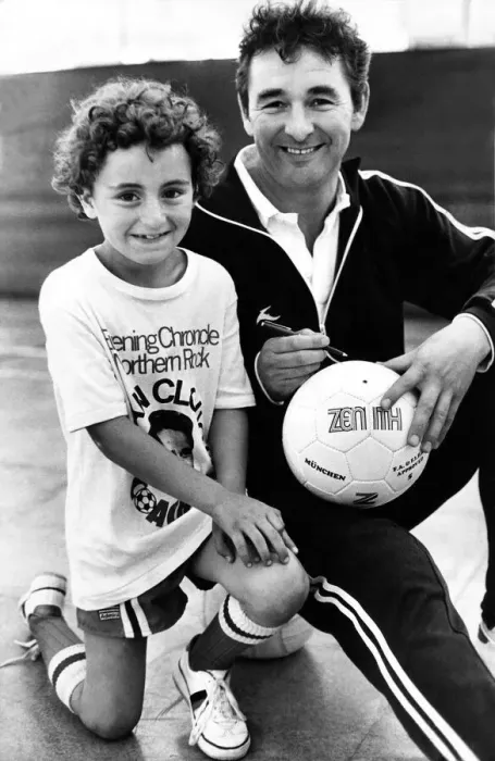 Framed Print : Brian Clough at the Evening Chronicle sponsored football coaching session at Lightfoot Framed Print : Brian Clough at the Evening Chronicle sponsored football coaching session at Lightfoot