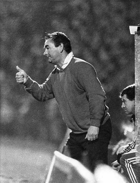 Brian Clough, manager Nottingham Forest F. C. January 1986 P005800