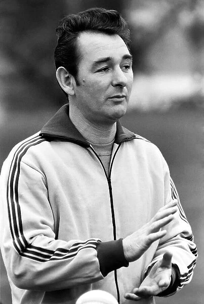 Brian Clough Nottingham Forest manager. January 1975 75-00170-008
