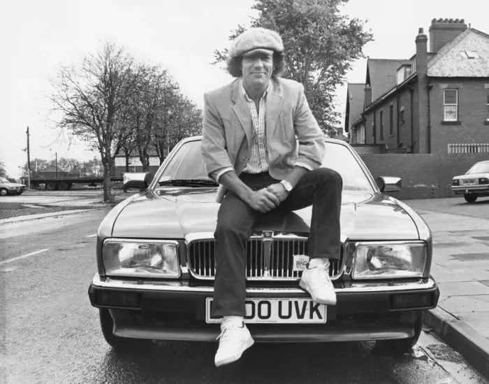 Framed Print : Brian Johnson lead singer of the rock group AC  /  DC. 27  /  10  /  86